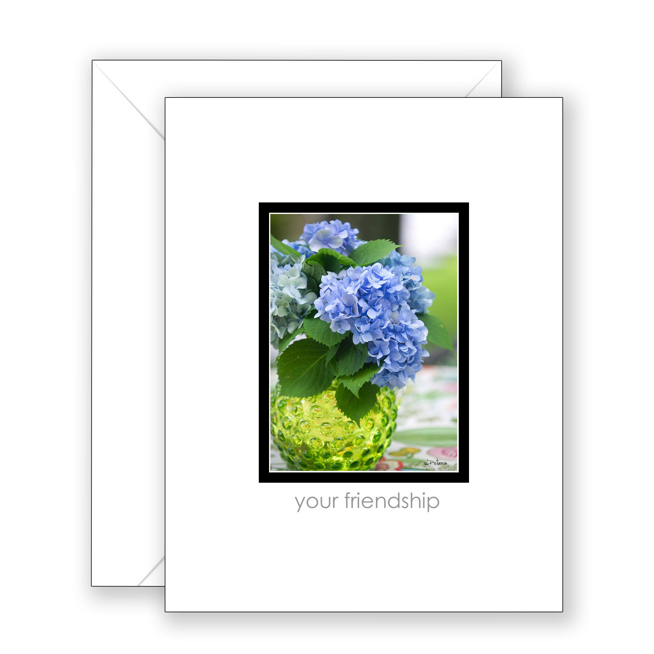 Hydrangea Happiness - Friendship Card