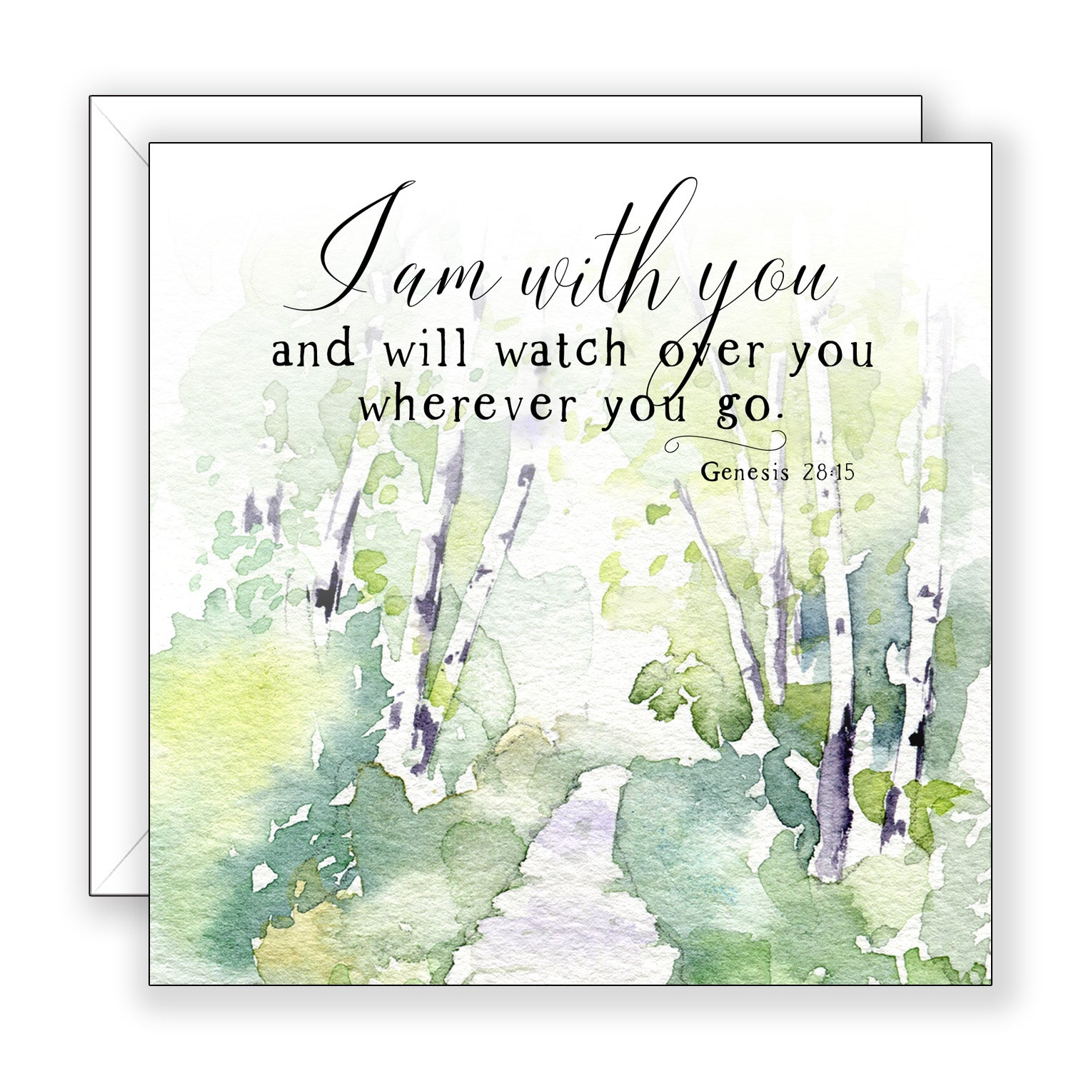 I Am With You (Genesis 28:15) - Encouragement Card