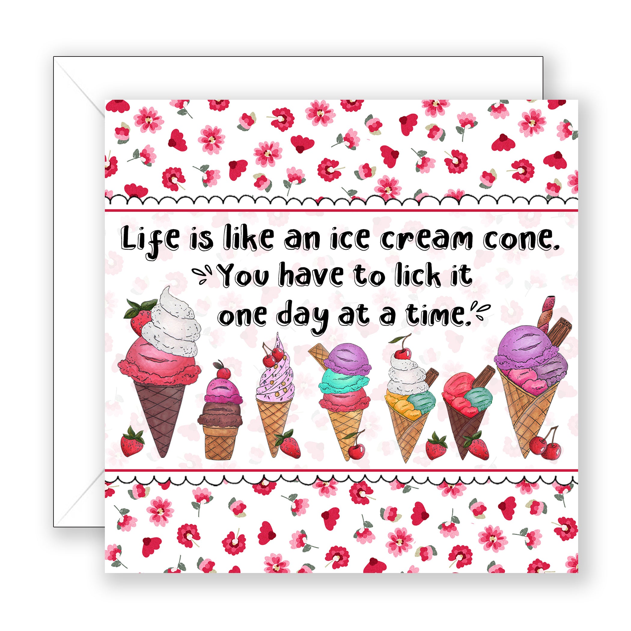 Life Is Like - Encouragement Card
