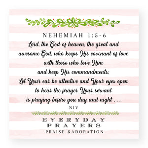 Lord, The God of Heaven (Nehemiah 1:5-6) - Mini Print