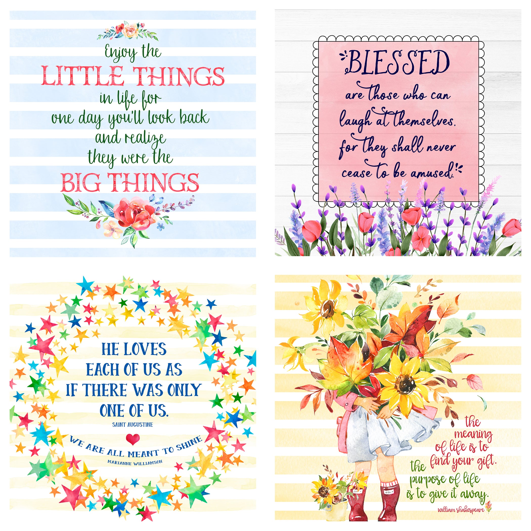 Little Lifts - 31 Days of Little Thoughts to Lift Your Spirit" Boxed Mini Print Collection