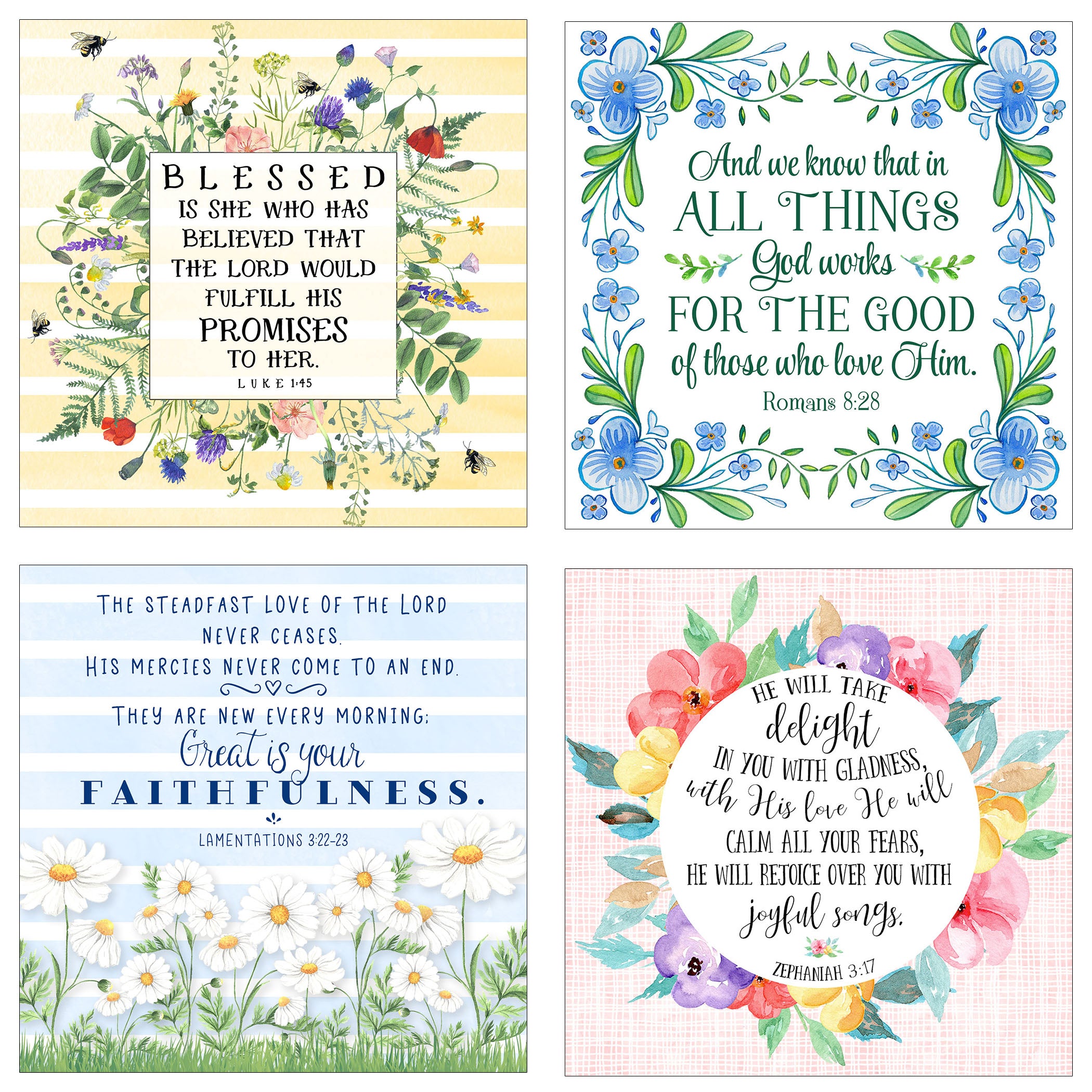 Stop and Consider - 31 Days of Scripture - Boxed Mini Print Collection