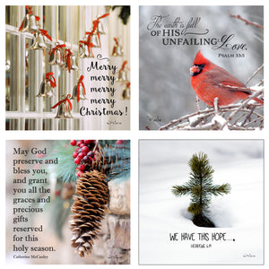 25 Days 'til Christmas Boxed Mini Print Collection with Acrylic Holder