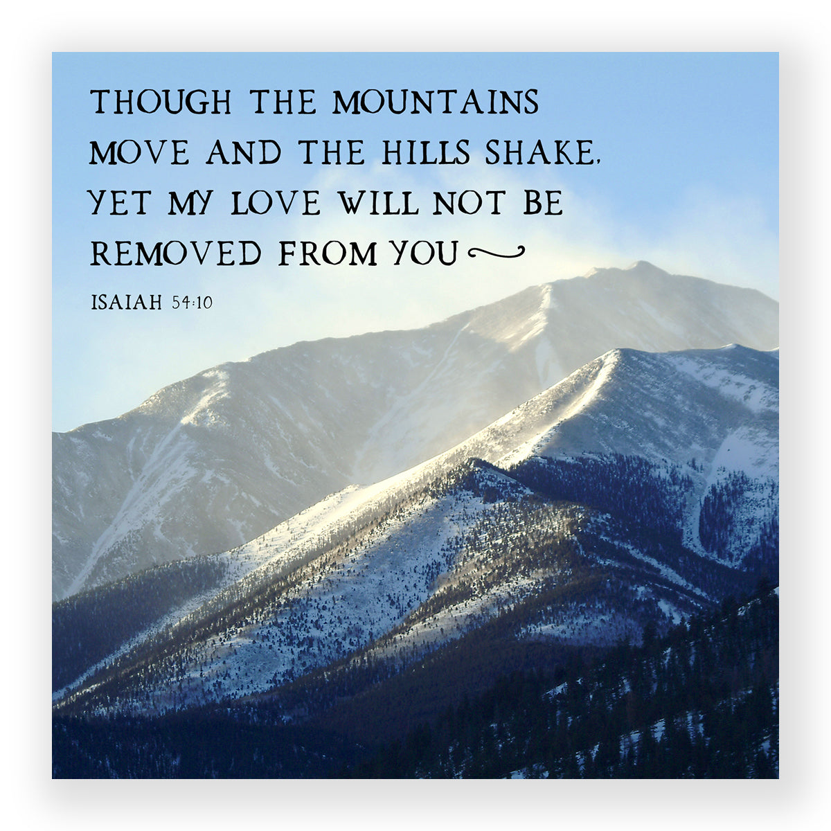 Mt. Princeton (Isaiah 54:10) - Frameable Print
