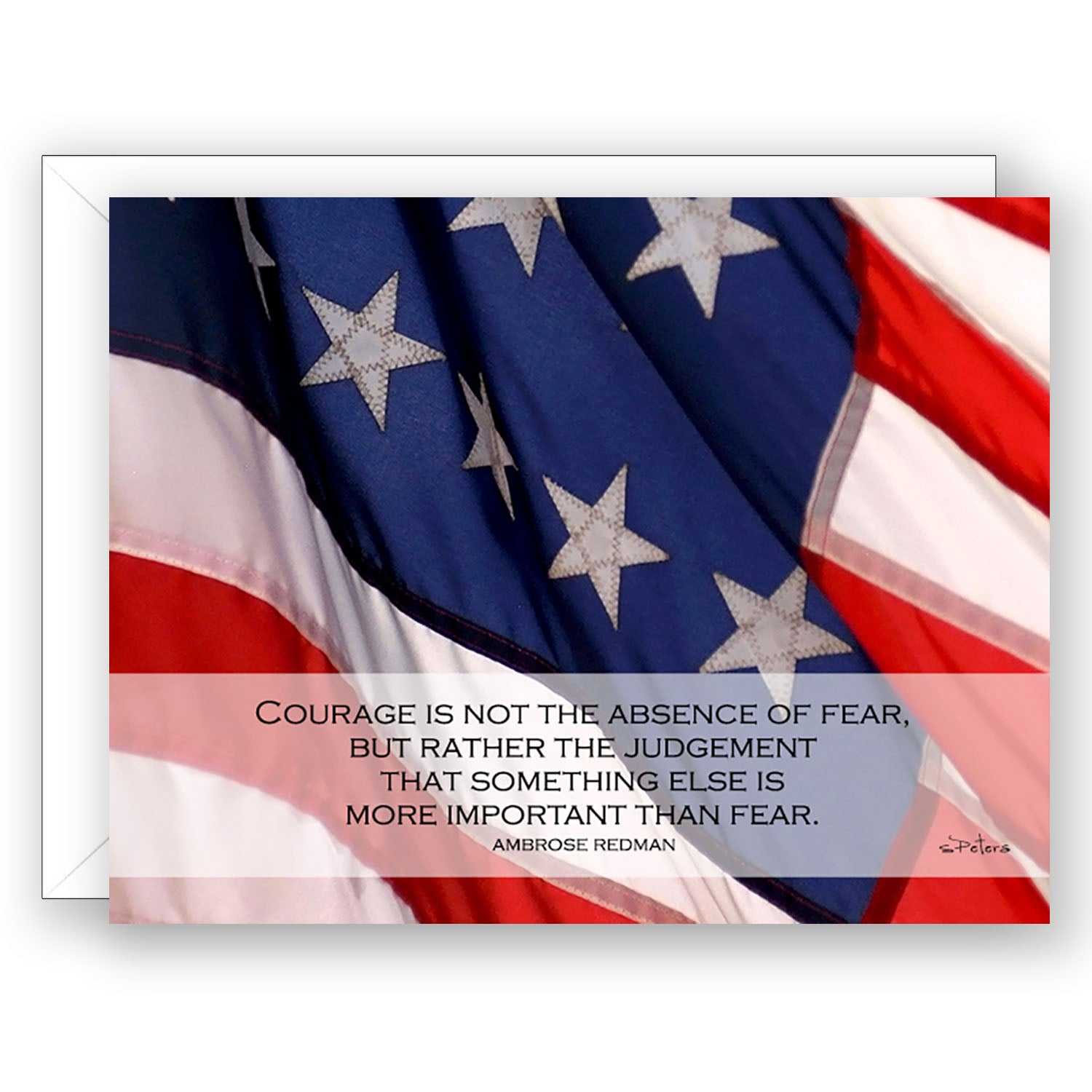 Old Glory - Encouragement Card