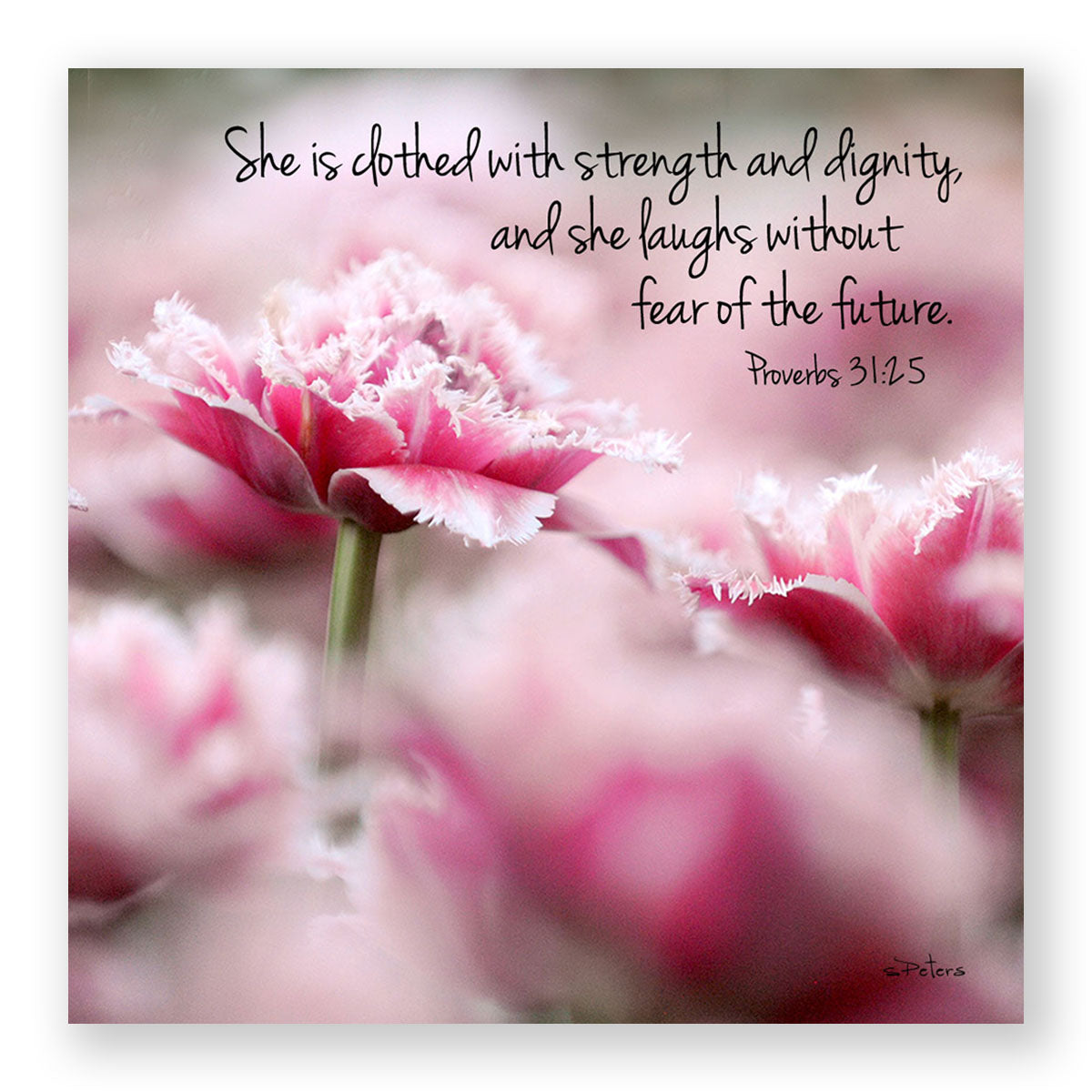 Pink Dignity (Proverbs 31:25) - Mini Print