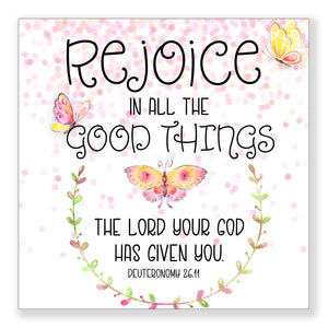 Rejoice In All (Deuteronomy 26:11) - Frameable Print