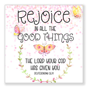 Rejoice In All (Deuteronomy 26:11) - Mini Print