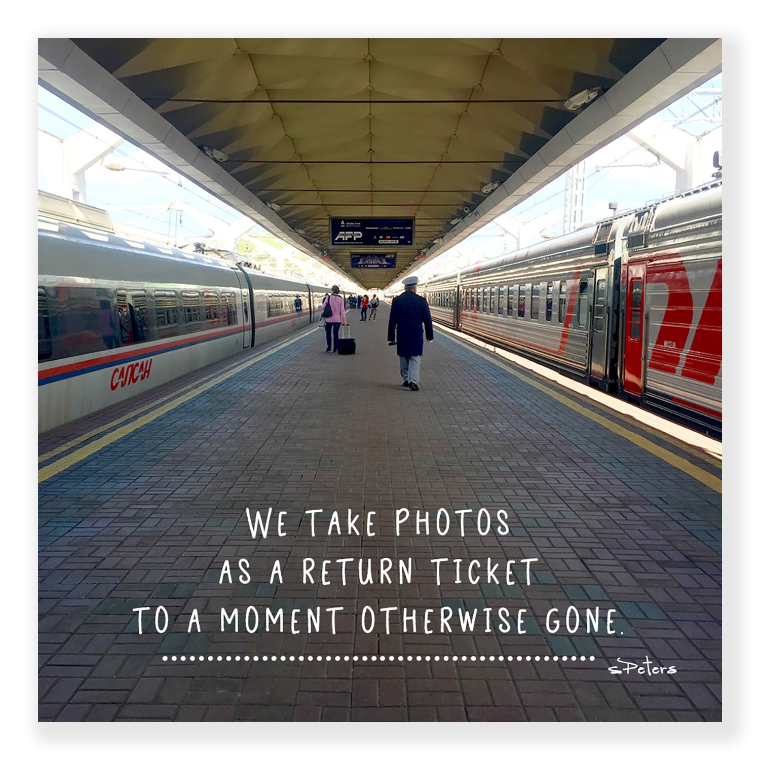 Return Ticket - Frameable Print