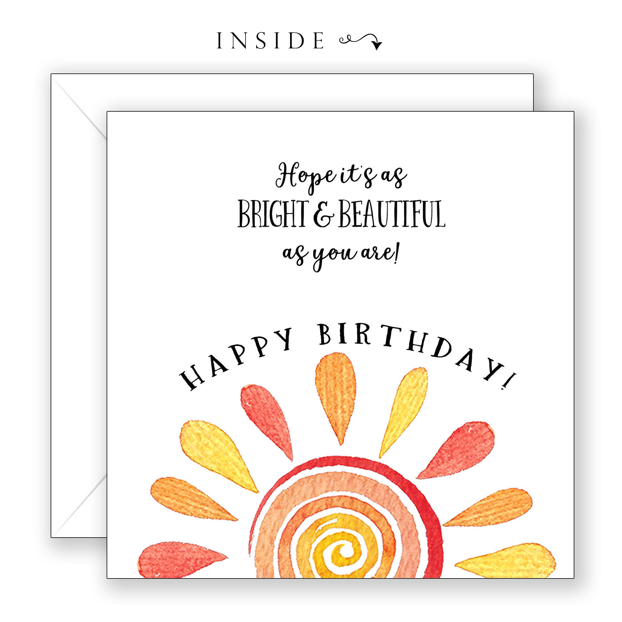 Rise and Shine - Birthday Card