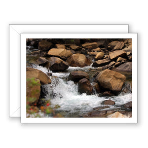 River Rocks Blank Notecard