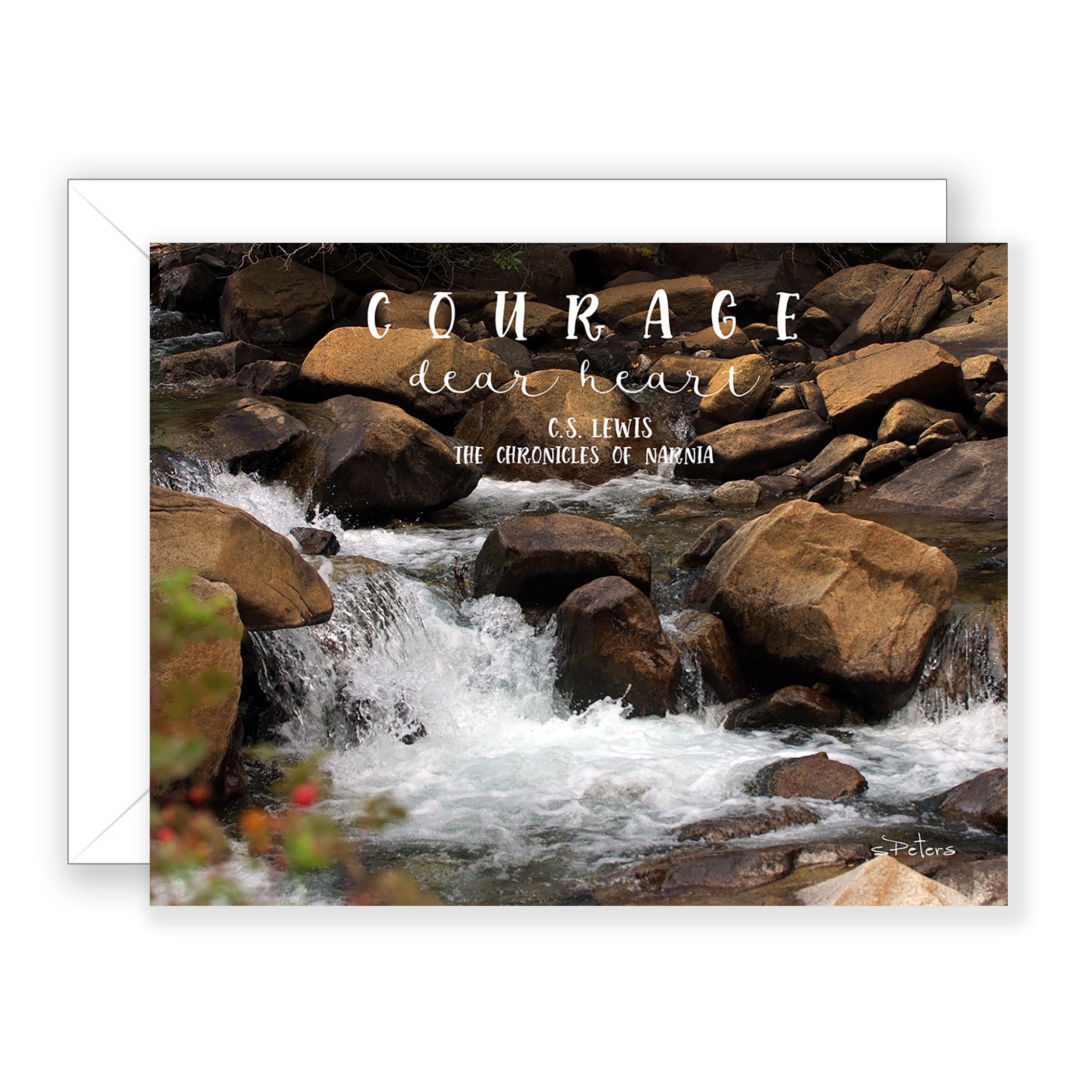 River Rocks - Encouragement Card