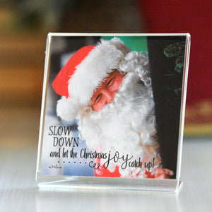Santa Smiles - Framed Mini Print