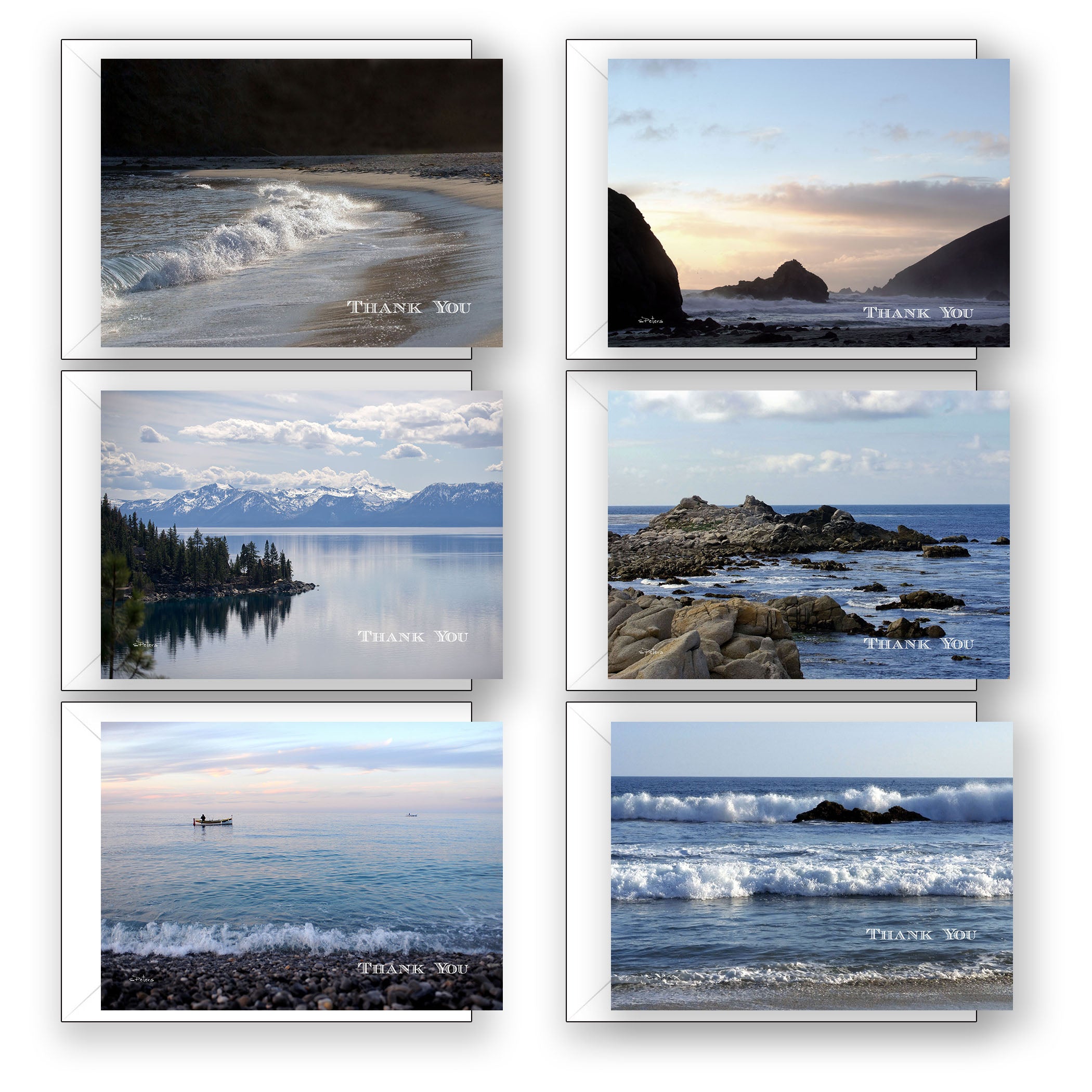 Seaside Thank Yous - Boxed Notecard Collection