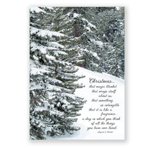 Snowy Pines Christmas - Print