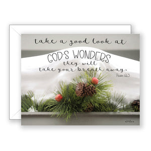 Softly Fallen (Psalm 66:5) - Christmas Card