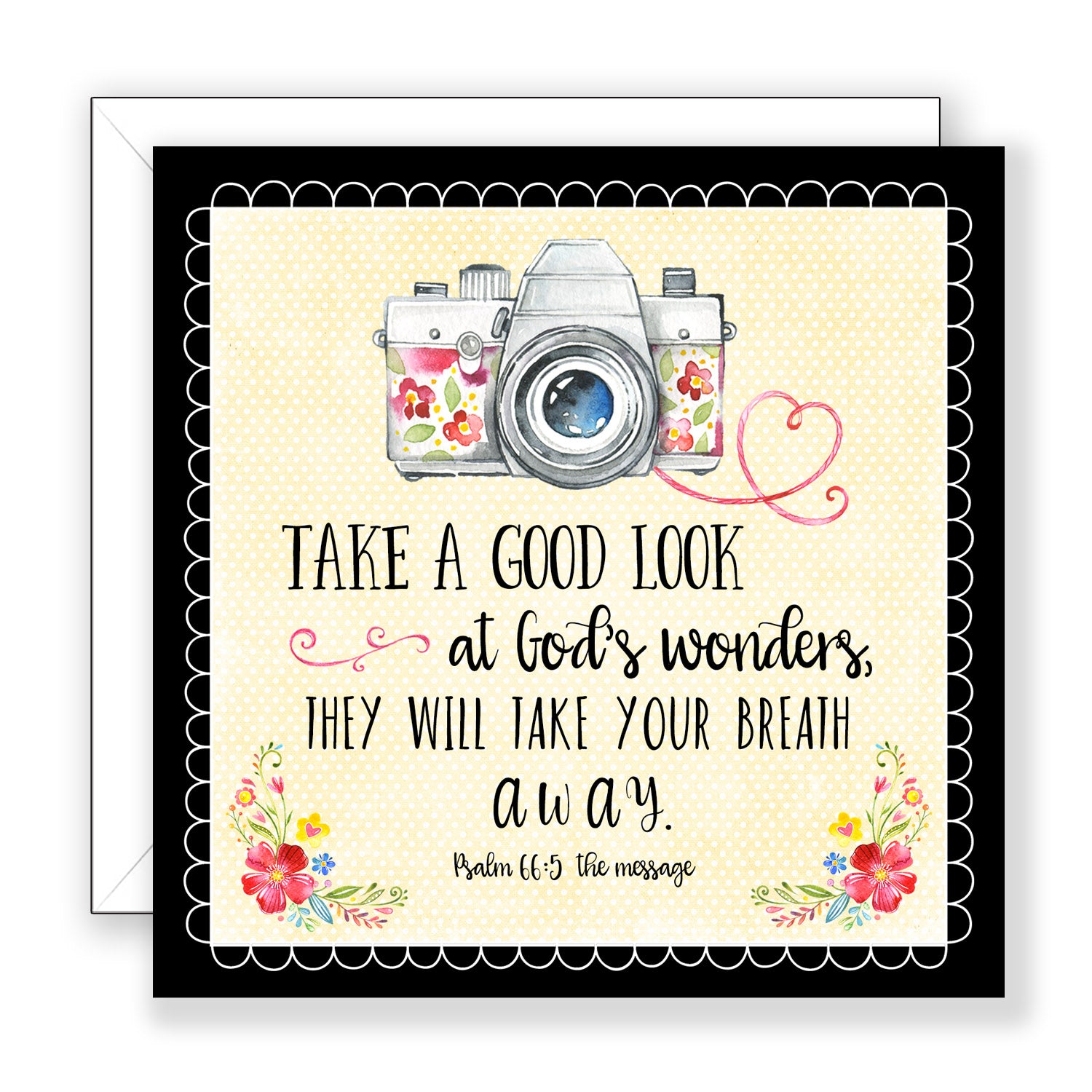 Take A Good Look (Psalm 66:5) - Encouragement Card