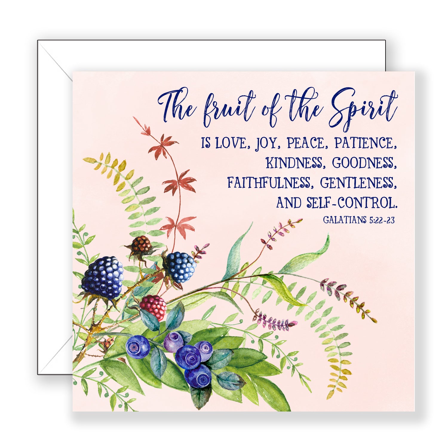The Fruit of the Spirit (Galations 5:22-23) - Encouragement Card