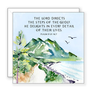 The Lord Directs (Psalm 37:23) - Encouragement Card
