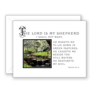Glen Lakes (Psalm 23:1-3) - Thinking of You Card