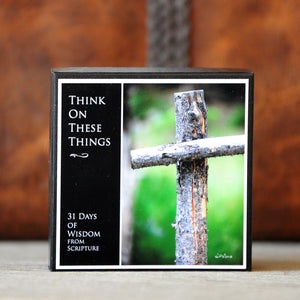 Think On These Things - 31 Days of Wisdom from Scripture Boxed Mini Print Collection