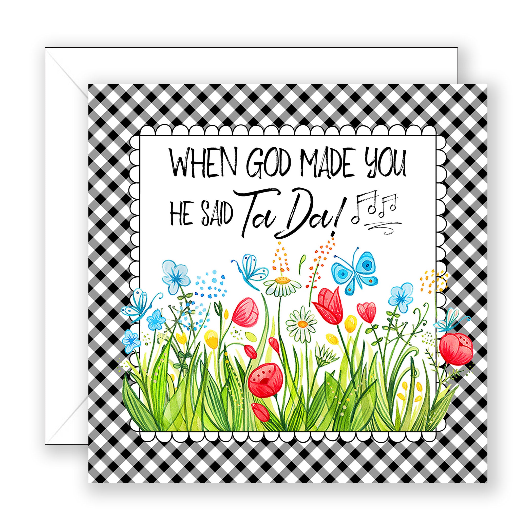 When God Made You - Encouragement Card