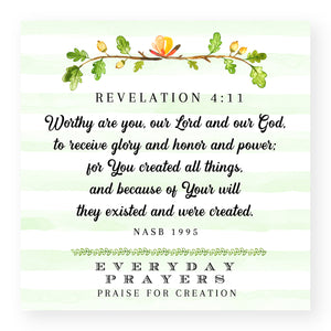 Worthy Are You (Revelation 4:11) - Mini Print